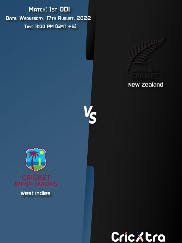 New Zealand tour of West Indies, 2022, WI vs NZ 1st ODI Match Prediction, Fantasy Cricket Tips, Pitch Report and Injury Update