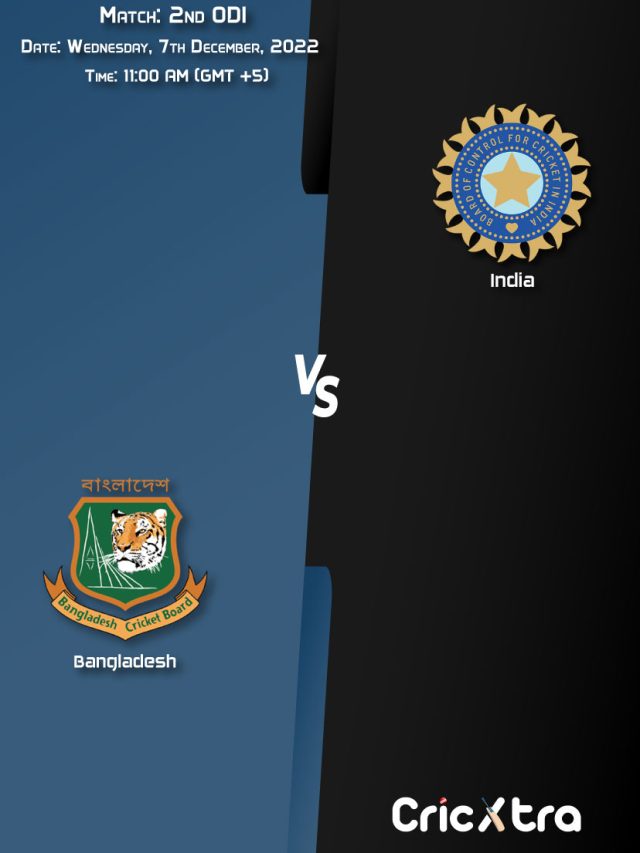 India tour of Bangladesh, 2022, IND vs BAN 2nd ODI Match Prediction, Fantasy Cricket Tips, Pitch Report and Injury Update