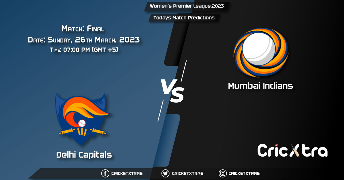 Women's Premier League, 2023, DC vs MI Final Match Prediction, Fantasy Cricket Tips, Pitch Report and Injury Update