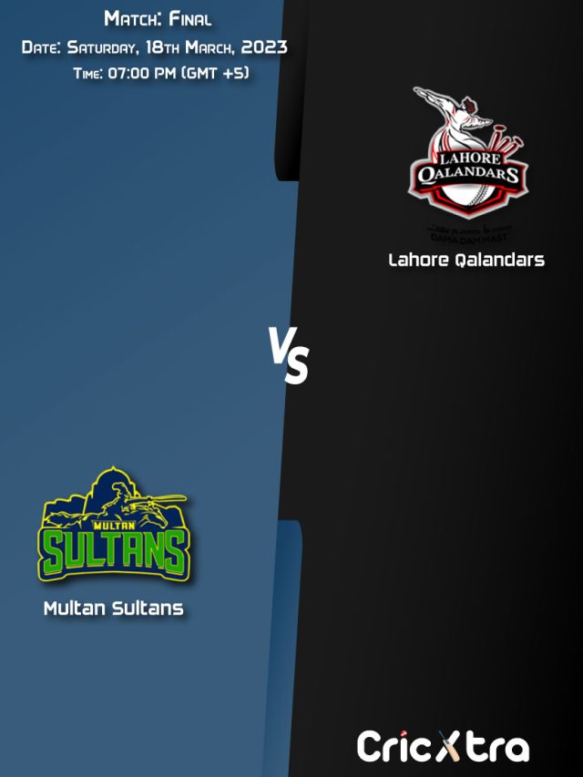 Pakistan Super League, 2023, MUL vs LAH Final Match Prediction, Fantasy Cricket Tips, Pitch Report and Injury Update